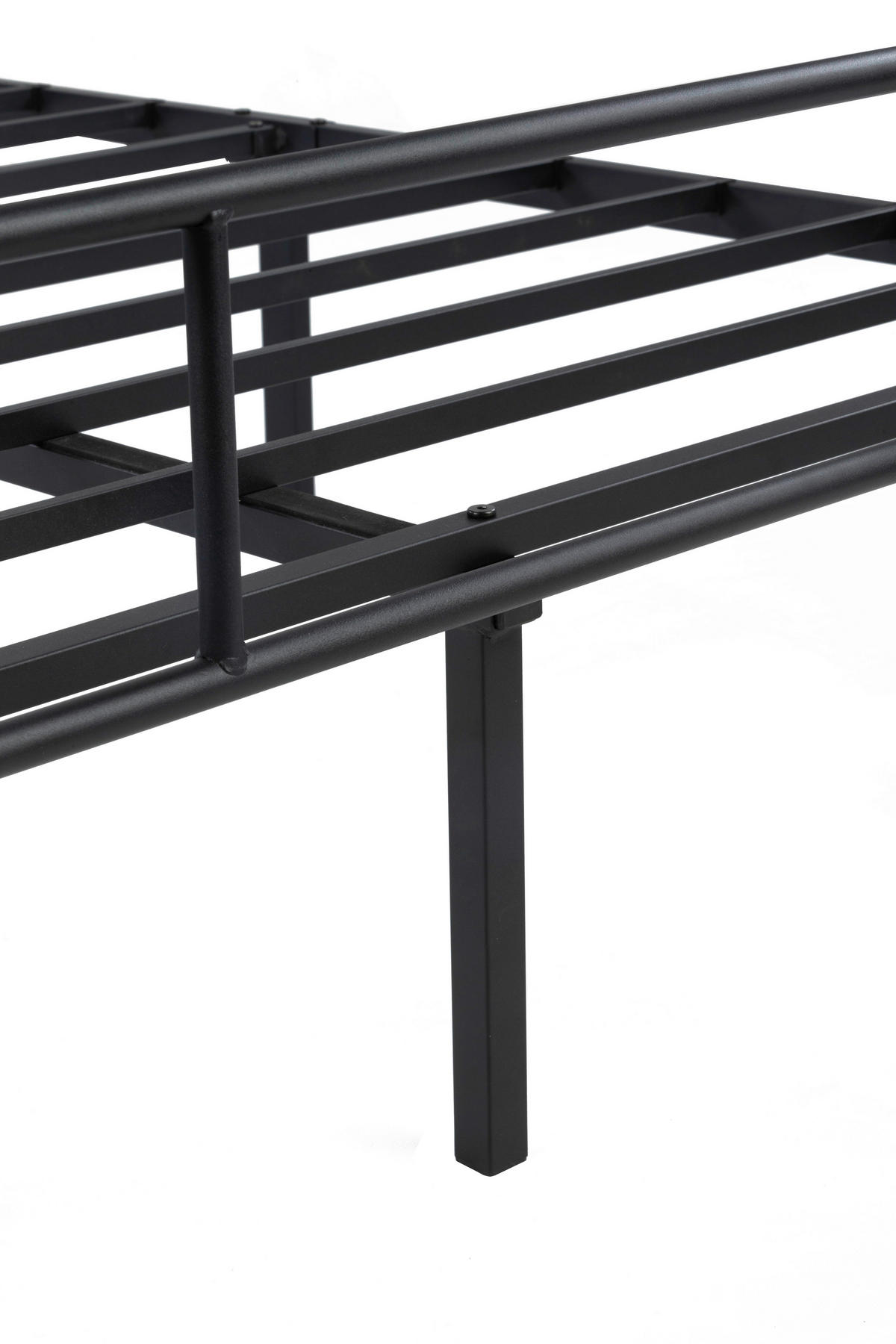 METALLBETT 140/200 cm  in Schwarz  - Schwarz, Basics, Metall (140/200cm) - Boxxx