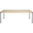 ESSTISCH in Holz, Metall 220/95/75 cm - Eichefarben/Alufarben, MODERN, Holz/Metall (220/95/75cm) ESSTISCH in Holz, Metall 220/95/75 cm - Eichefarben/Alufarben, MODERN, Holz/Metall (220/95/75cm)