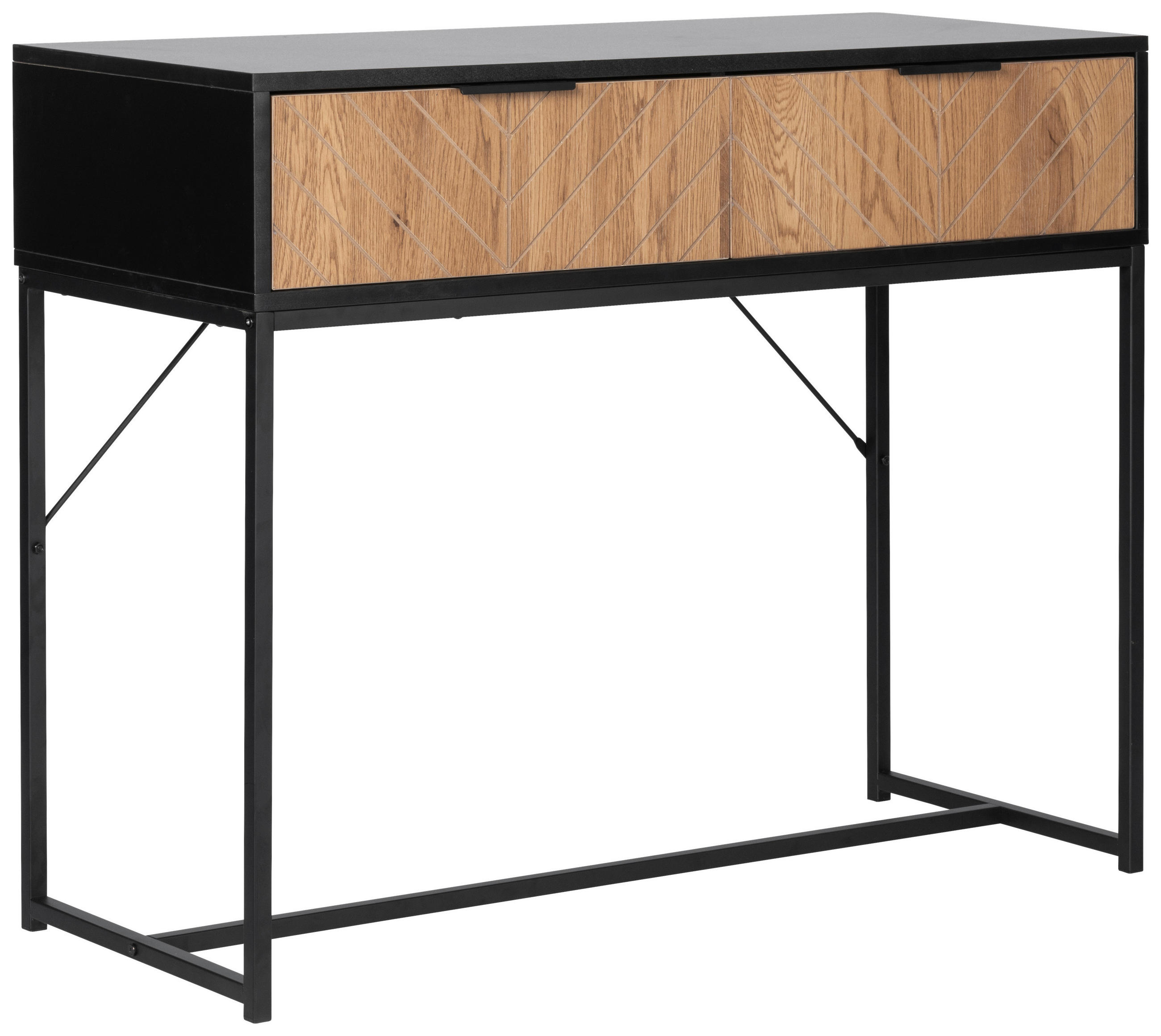 MASĂ TIP CONSOLĂ in metal, material pe bază de lemn  100/80/40 cm
