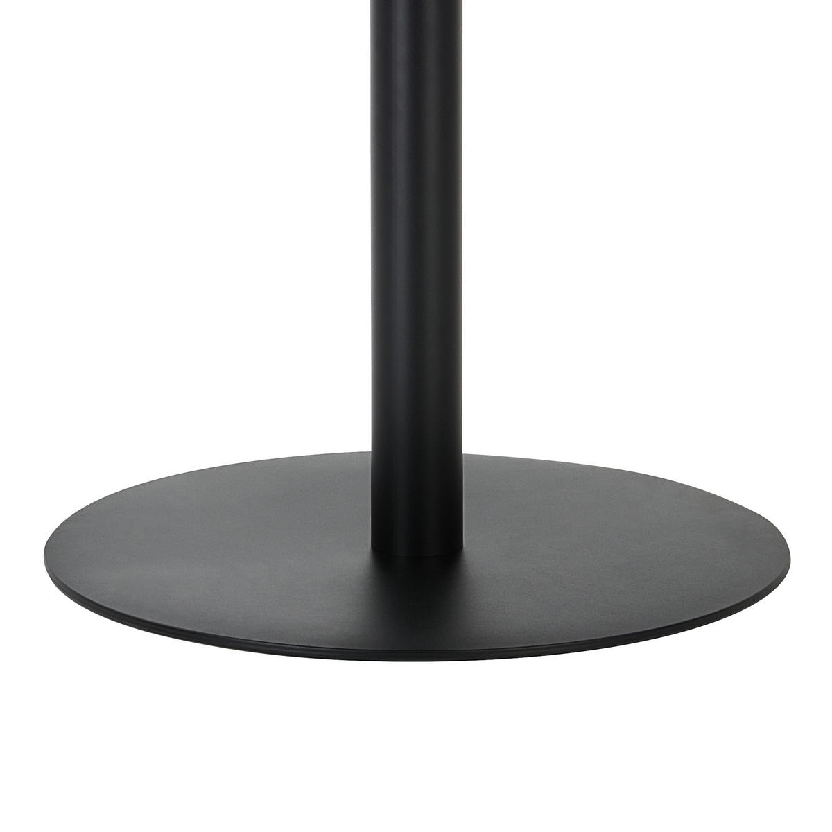 JEDILNA MIZA, črna, temno siva  - temno siva/črna, Moderno, kovina/keramika (120/120/74cm) - Livetastic
