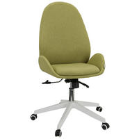 OTOČNÁ ŽIDLE, plochá tkanina, zelená - bílá/zelená, Basics, textil/plast (56/104/58cm) - MID.YOU