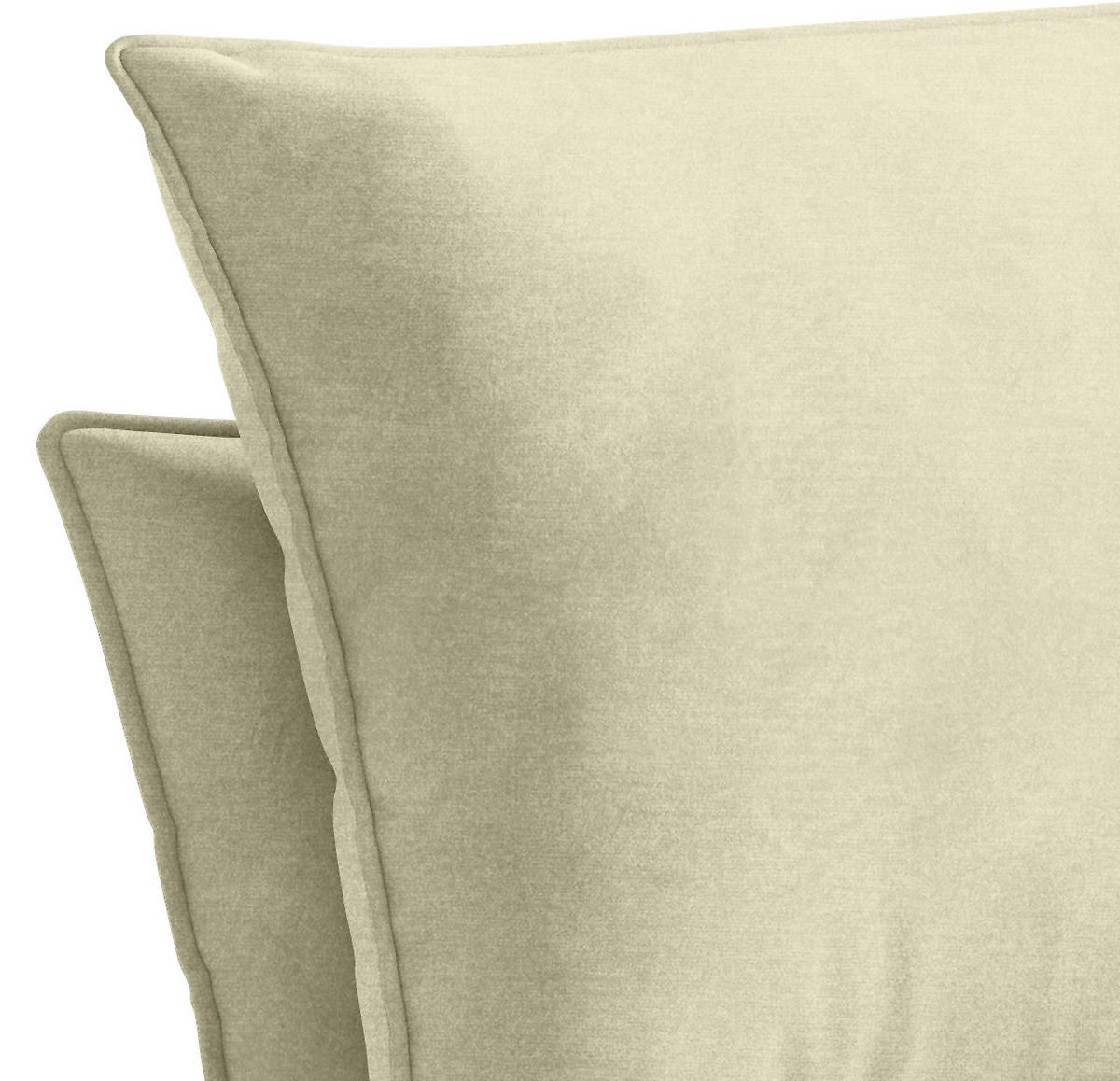 SESSEL in Velours Beige  - Beige/Schwarz, Design, Textil/Metall (72/84/90cm) - Hom`in