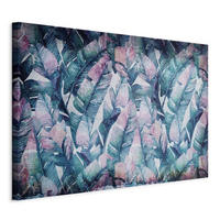 LEINWANDBILD Abstraktes, Blätter 60/40/1,2 cm  - Multicolor, Basics, Holzwerkstoff/Textil (60/40/1,2cm) - artgeist