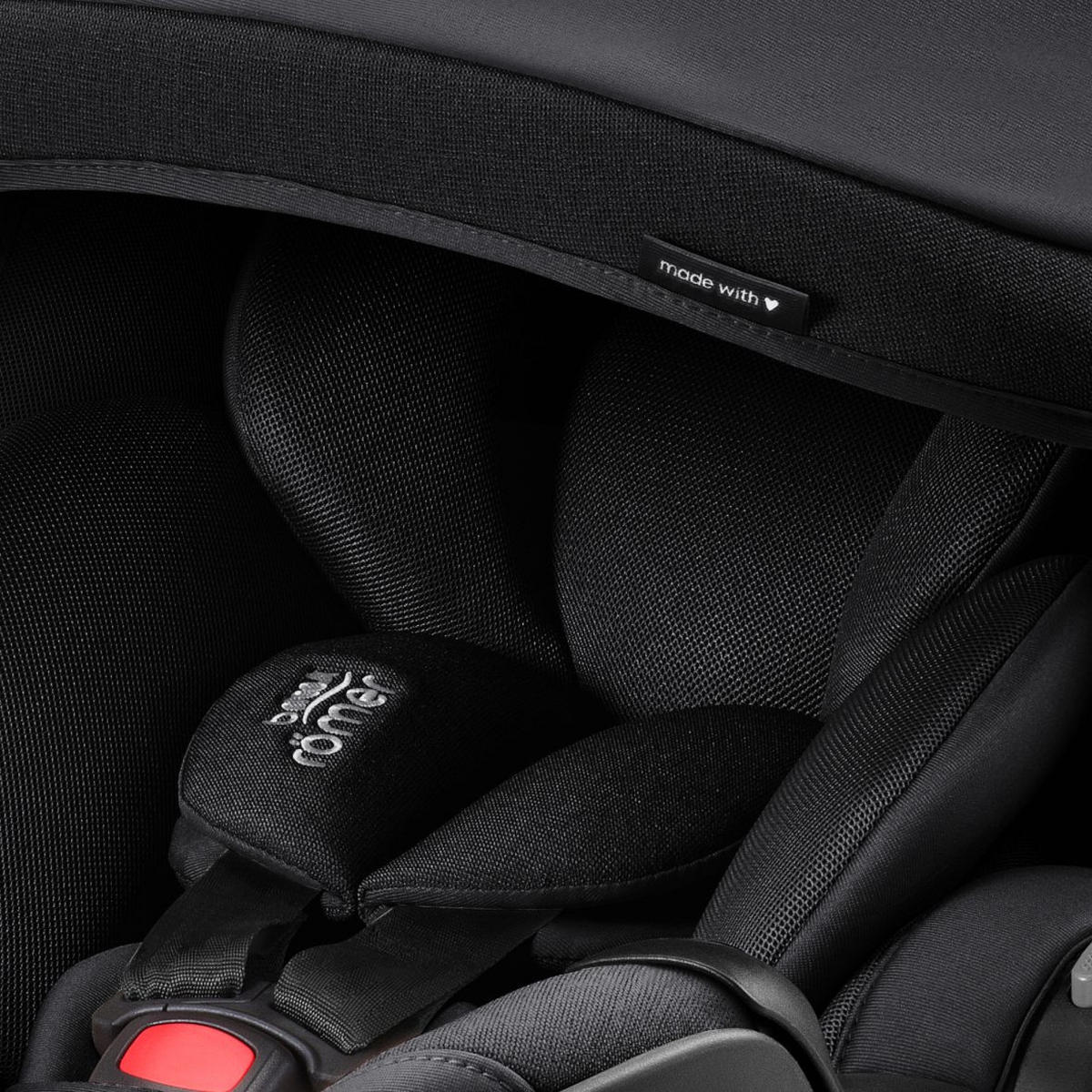 BABYSCHALE Baby-Safe Pro  - Schwarz, Basics, Kunststoff/Textil (44/62,5/65,5cm) - Britax Römer