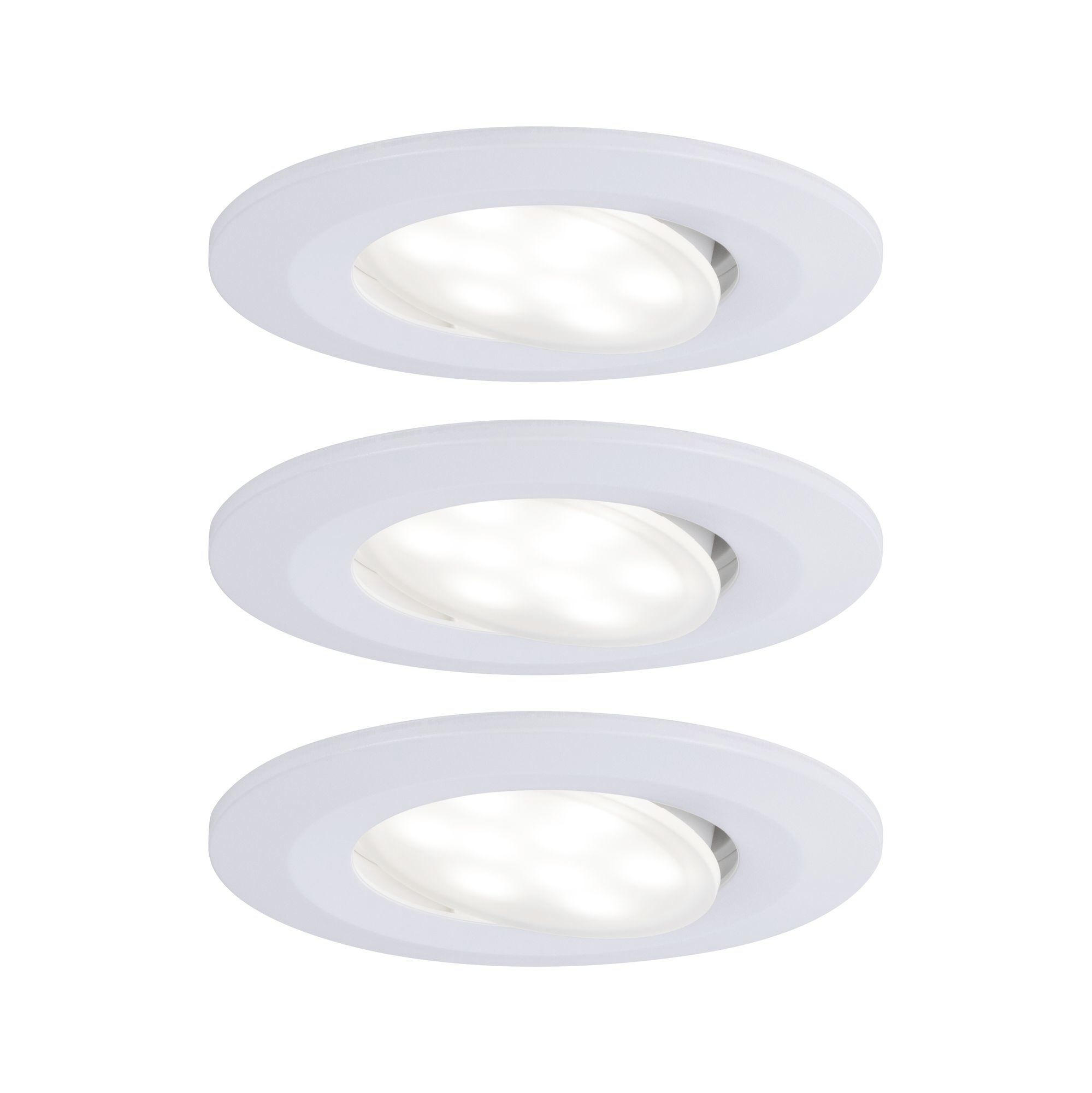 LED-DECKENLEUCHTE  - Weiß, Basics, Kunststoff (9cm) - Paulmann