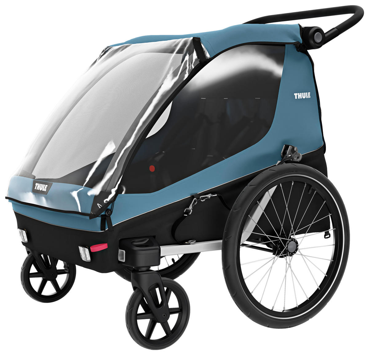 FAHRRADANHÄNGER   Courier  - Blau/Schwarz, Trend, Metall (76/32/105cm) - Thule