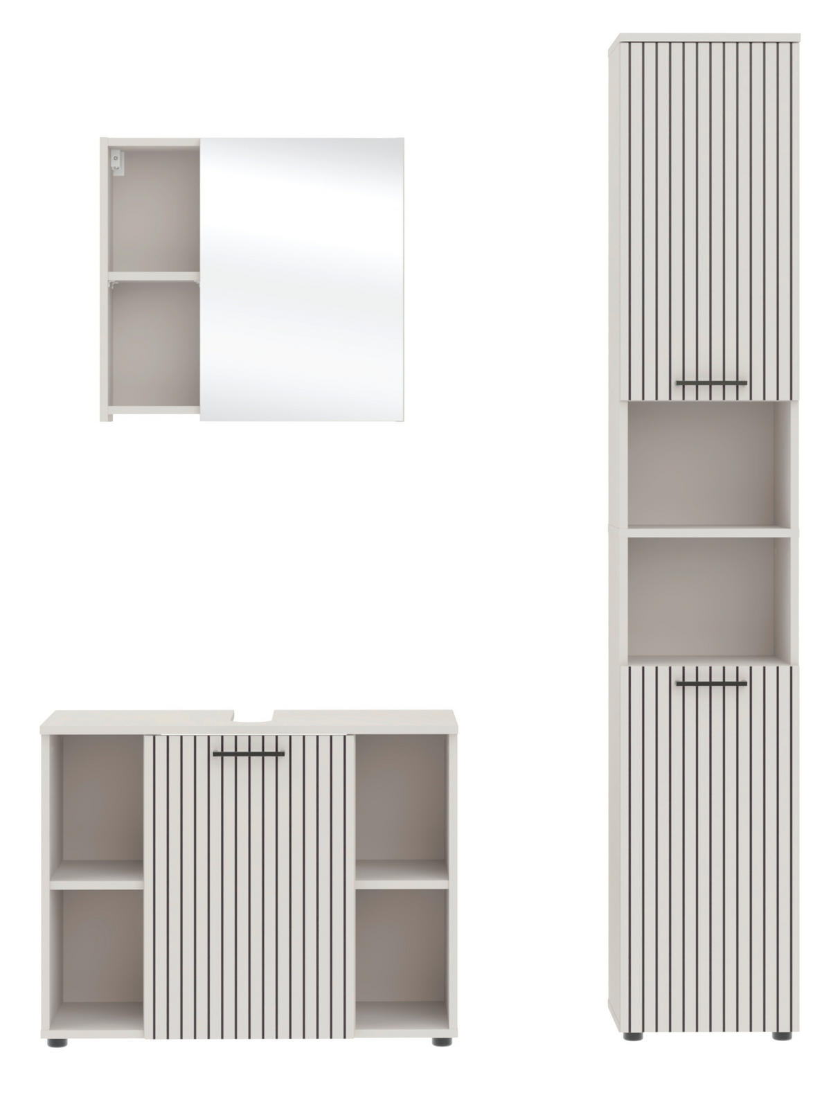 KÚPEĽŇA kašmírová  - čierna/kašmírová, Trend, kov/kompozitné drevo (130cm) - Respekta