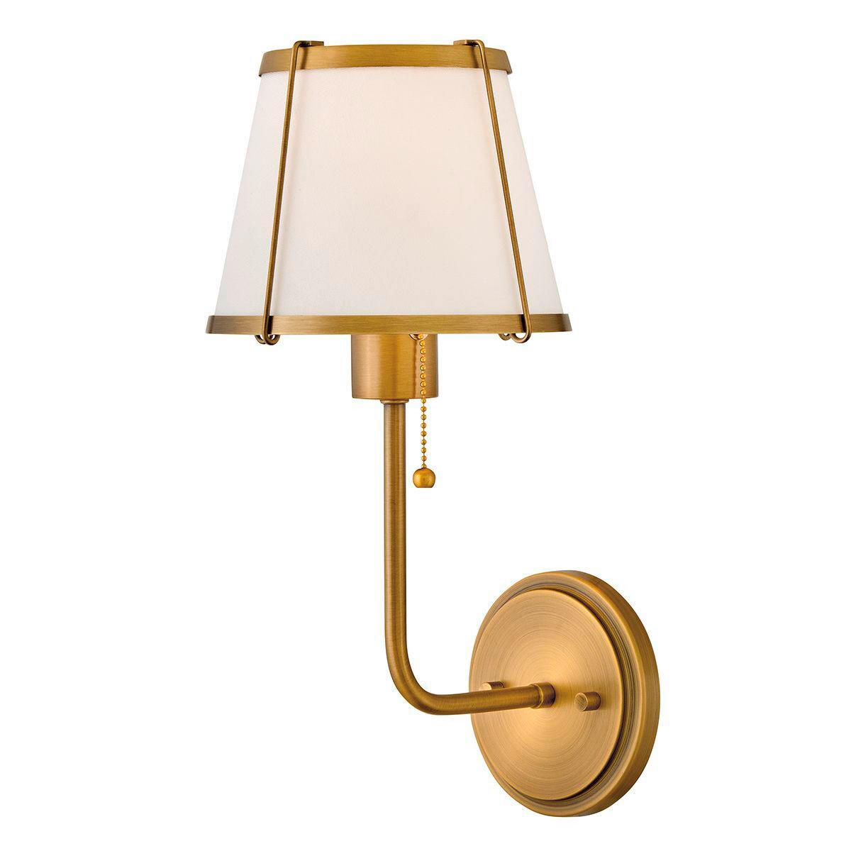 VÄGGLAMPA Clarke   - pärlemor/guldfärgad, Klassisk, metall (40/18,4/22,2cm)