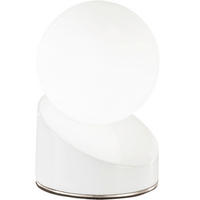 TISCHLEUCHTE Gravity 10/15 cm   - Weiß, Basics, Glas/Metall (10/15cm) - Fabas Luce
