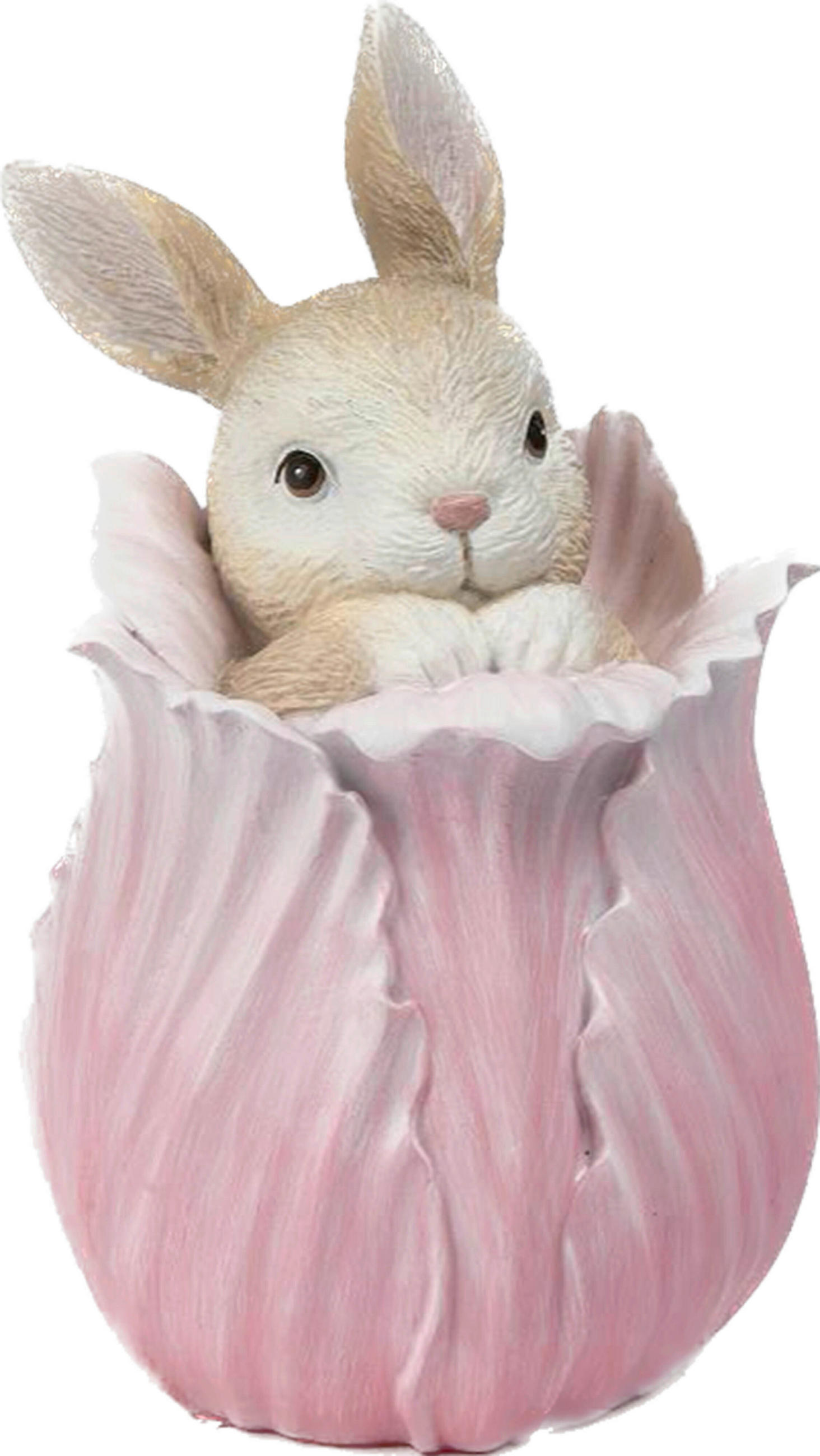 DEKOHASE - Pink/Braun, LIFESTYLE, Kunststoff (7,5/12,9/7,8cm)