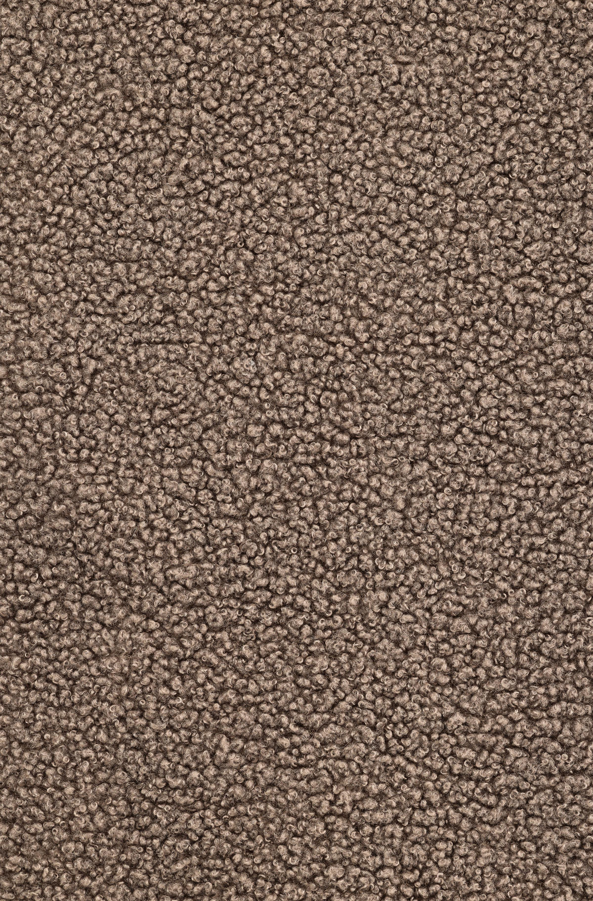 ARMLEHNSTUHL  Sitzfläche 360° drehbar, inklusive Armlehnen, automatische Rückholfunktion Teddystoff  Braun  - Dunkelbraun/Braun, Design, Textil/Metall (59/79/60cm) - Milino