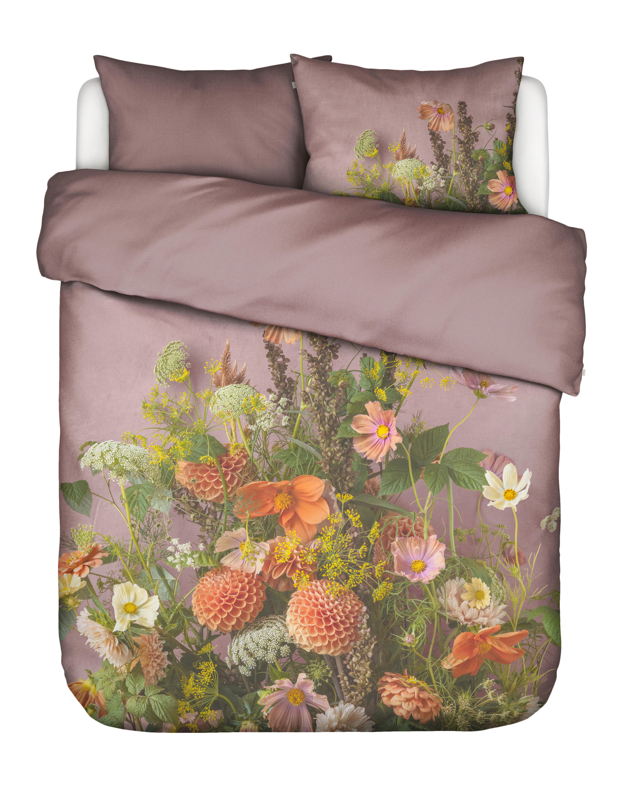 Essenza POSTEĽNÁ BIELIZEŇ, satén, zelená, 140/200 cm