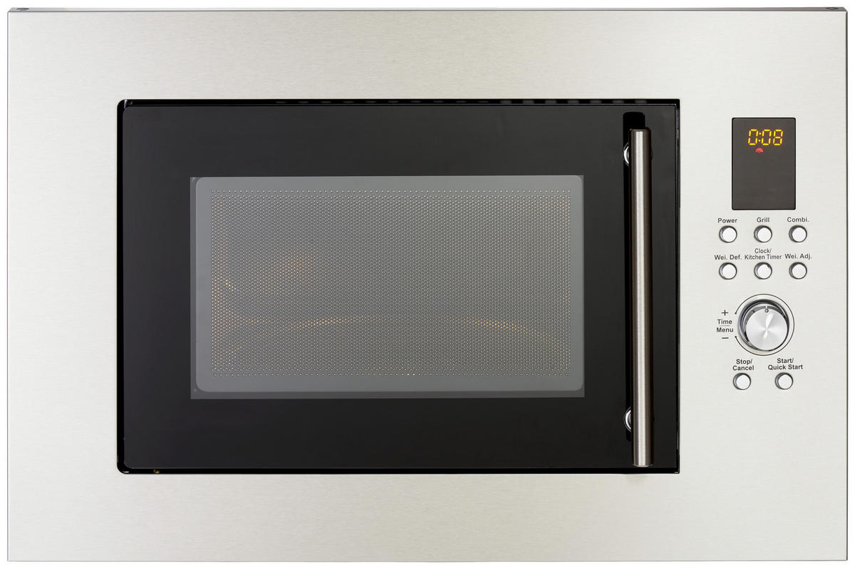 EINBAUMIKROWELLE MW900-23G-IN  - Edelstahlfarben, Basics, Metall (60/39/39cm) - PKM