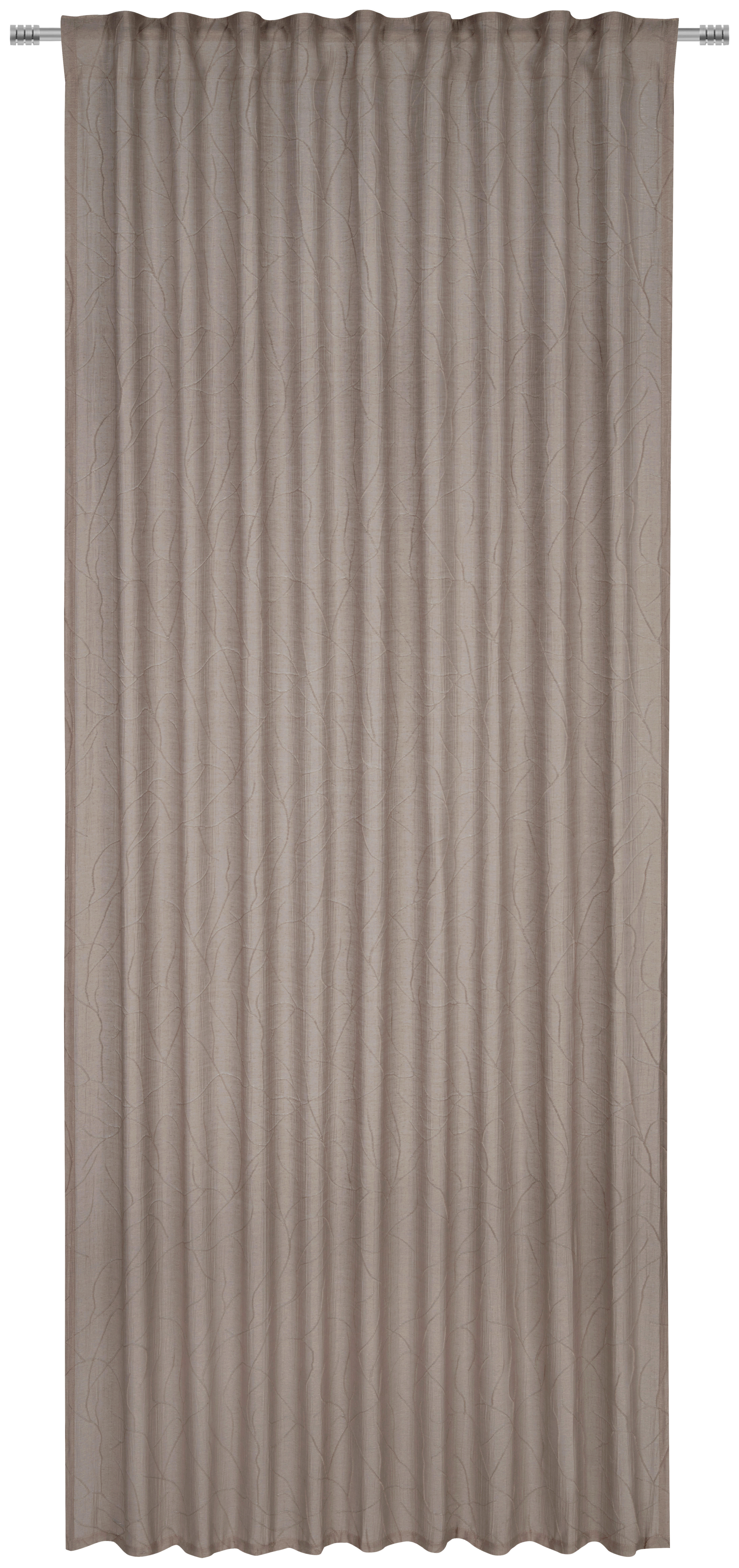 GARDINLÄNGD halvtransparent  - brun, Design, textil (135/245cm) - Esposa