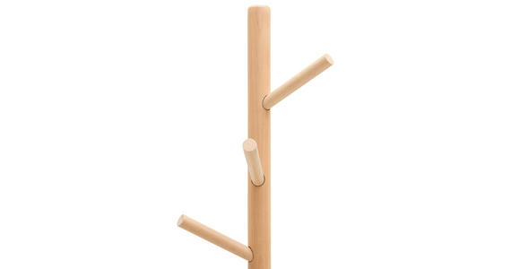 KLEIDERSTÄNDER in Naturfarben, Schwarz 36/170/36 cm - Schwarz/Naturfarben, Basics, Holz/Kunststoff (36/170/36cm) - Carryhome
