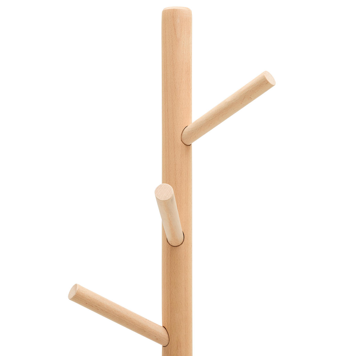 KLEIDERSTÄNDER Naturfarben, Schwarz 36/170/36 cm   - Schwarz/Naturfarben, Basics, Holz/Kunststoff (36/170/36cm) - Carryhome