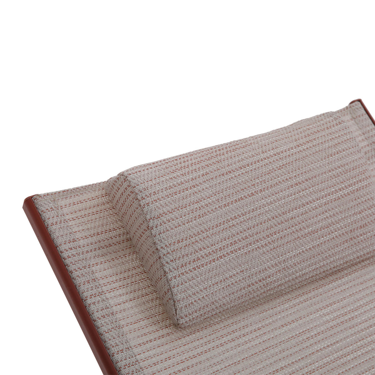 DREIBEINLIEGE 55/97/185 cm  - Terracotta, Basics, Textil/Metall (55/97/185cm)