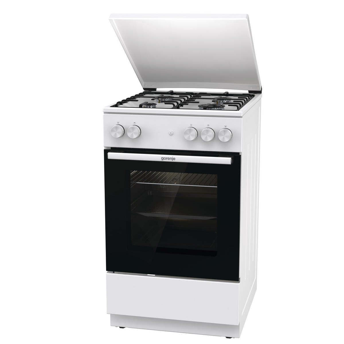 HERD GG5A13WH  - Weiß, Trend, Glas/Kunststoff (50/85/59,4cm) - Gorenje