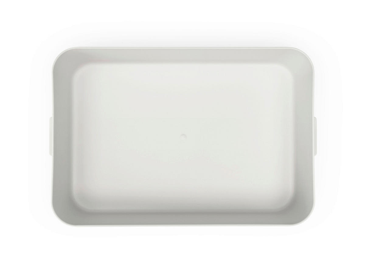 KRABIČKA NA OBĚD  - světle šedá, Basics, plast (25.9/6/16.7cm) - Brabantia