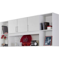 REGÁL - bílá/barvy stříbra, Design, kompozitní dřevo/plast (212/93/38cm) - MID.YOU