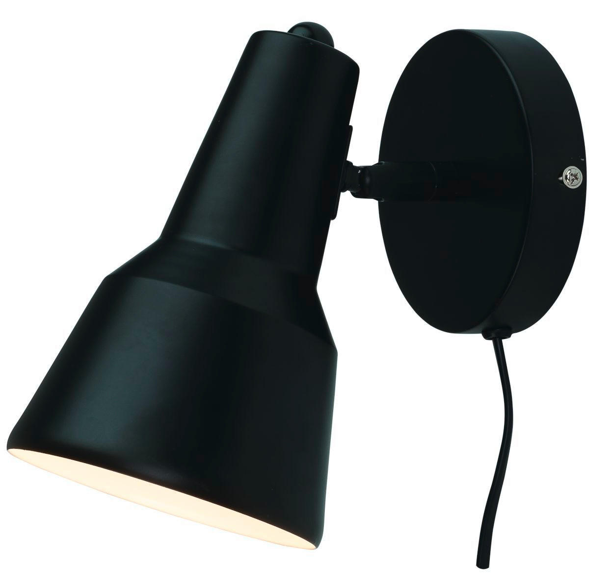WANDLEUCHTE - Schwarz, Design, Metall (13,5/20/21,5cm) - It's about Romi