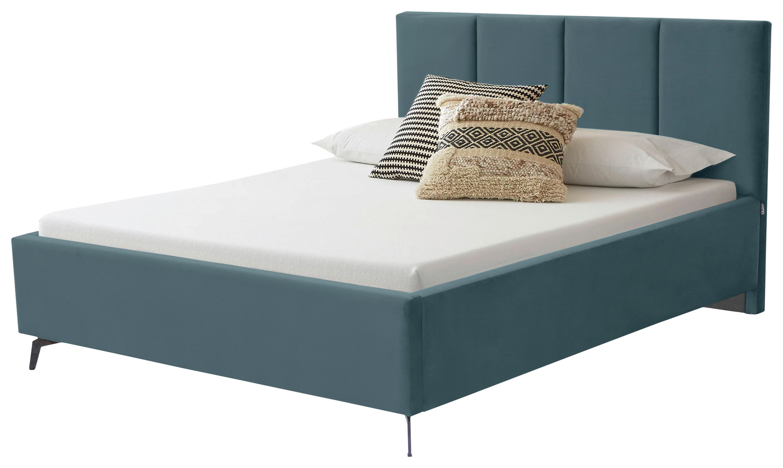 Pat Tapițat 160x200 Cm, verde