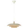 HÄNGLAMPA 45/21/45 cm  - vit/beige, Klassisk, metall (45/21/45cm)