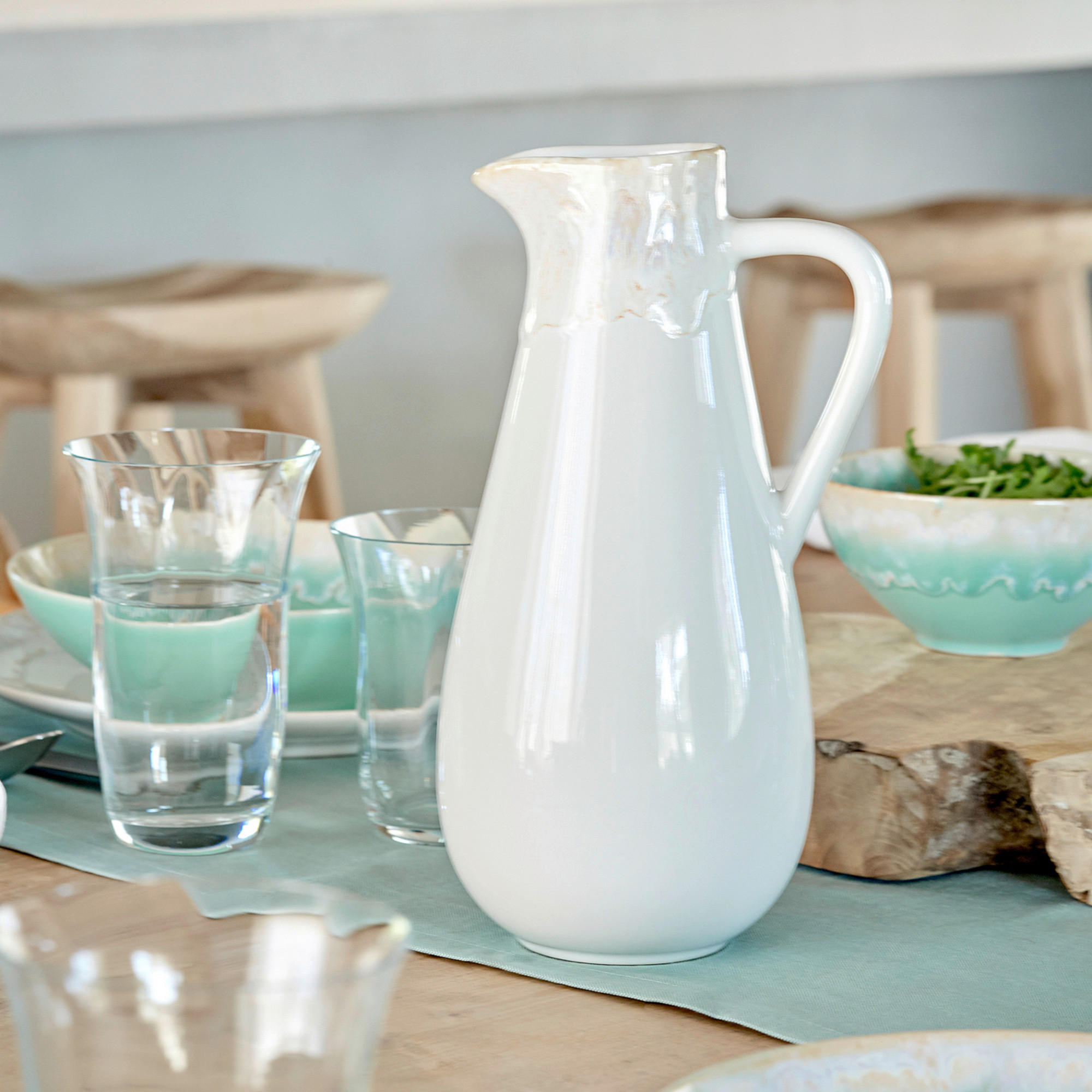 KRUG - Weiß Hochglanz, Basics, Keramik (15/28/15cm) - Costa Nova