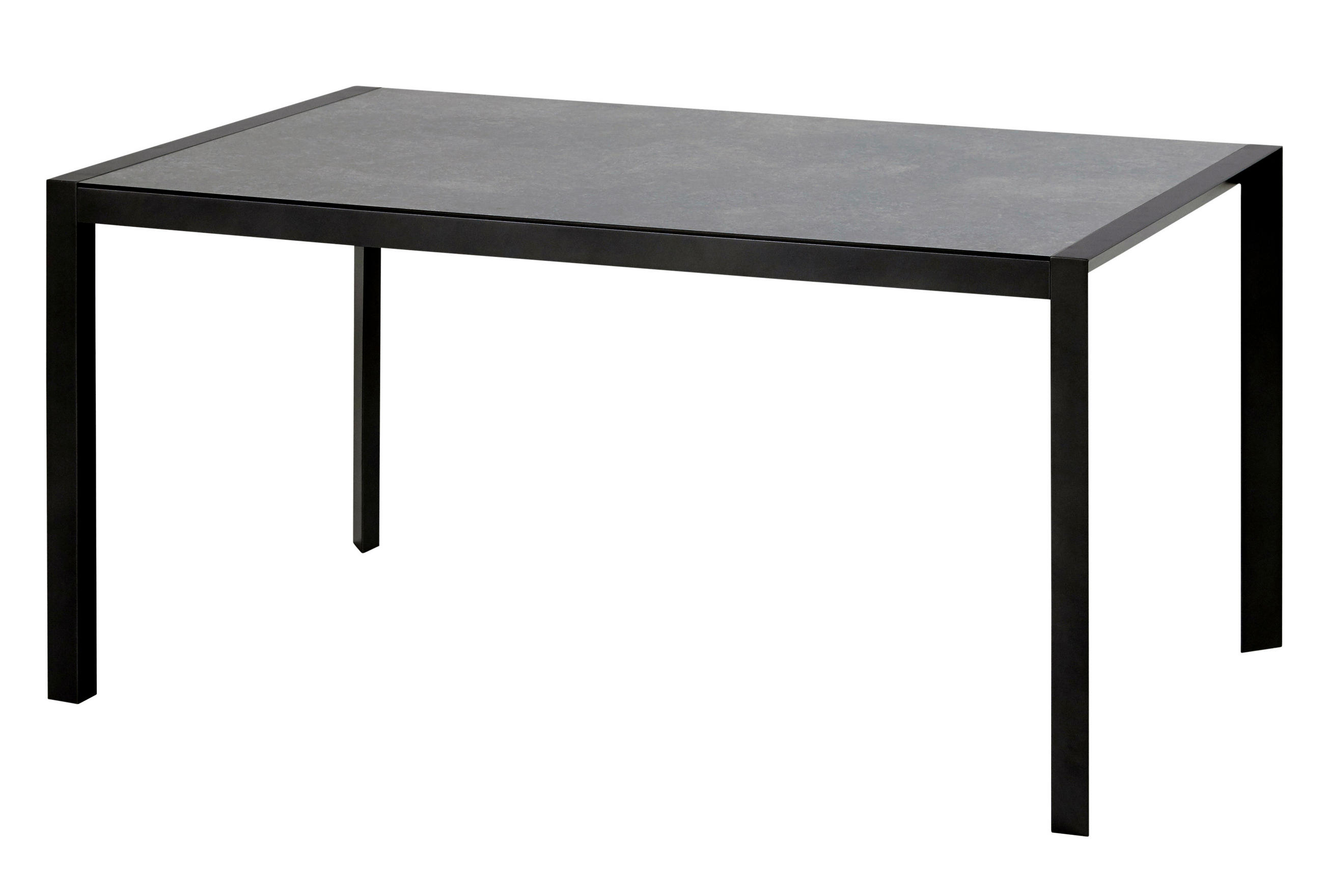 ZÁHRADNÝ STÔL, kov, plast, 150/75/90 cm - tmavosivá, Modern, kov/plast (150/75/90cm) - Amatio