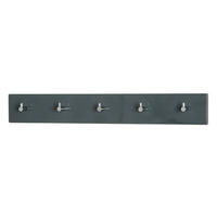 GARDEROBA ZIDNA   siva, boje kroma  metal, drvni materijal  - siva/boje kroma, Design, drvni materijal/metal (57/5/8cm) - Modern Living
