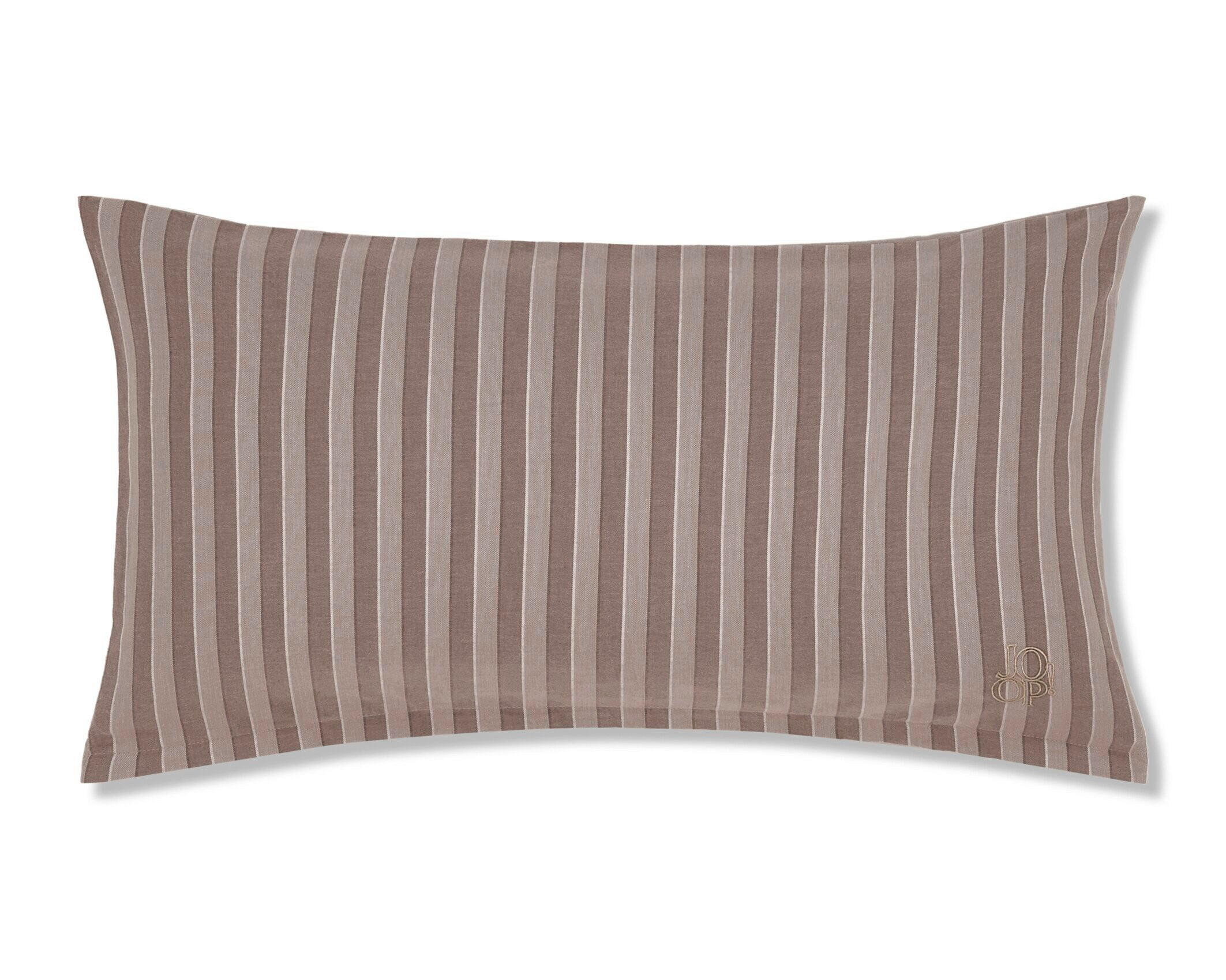 KOPFKISSENBEZUG Soft Lines 80/40 cm  - Braun, Basics, Textil (80/40cm) - Joop!