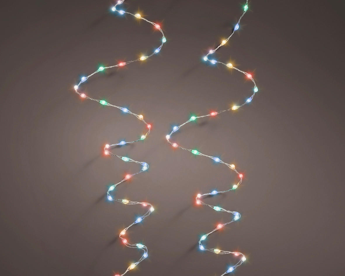 GHIRLANDĂ LUMINOASĂ - argintiu/multicolor, Basics (900,00cm)