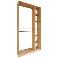 KLEIDERSCHRANK in Honigeiche  - Honigeiche, Design, Holzwerkstoff (110/211/35cm) - MID.YOU