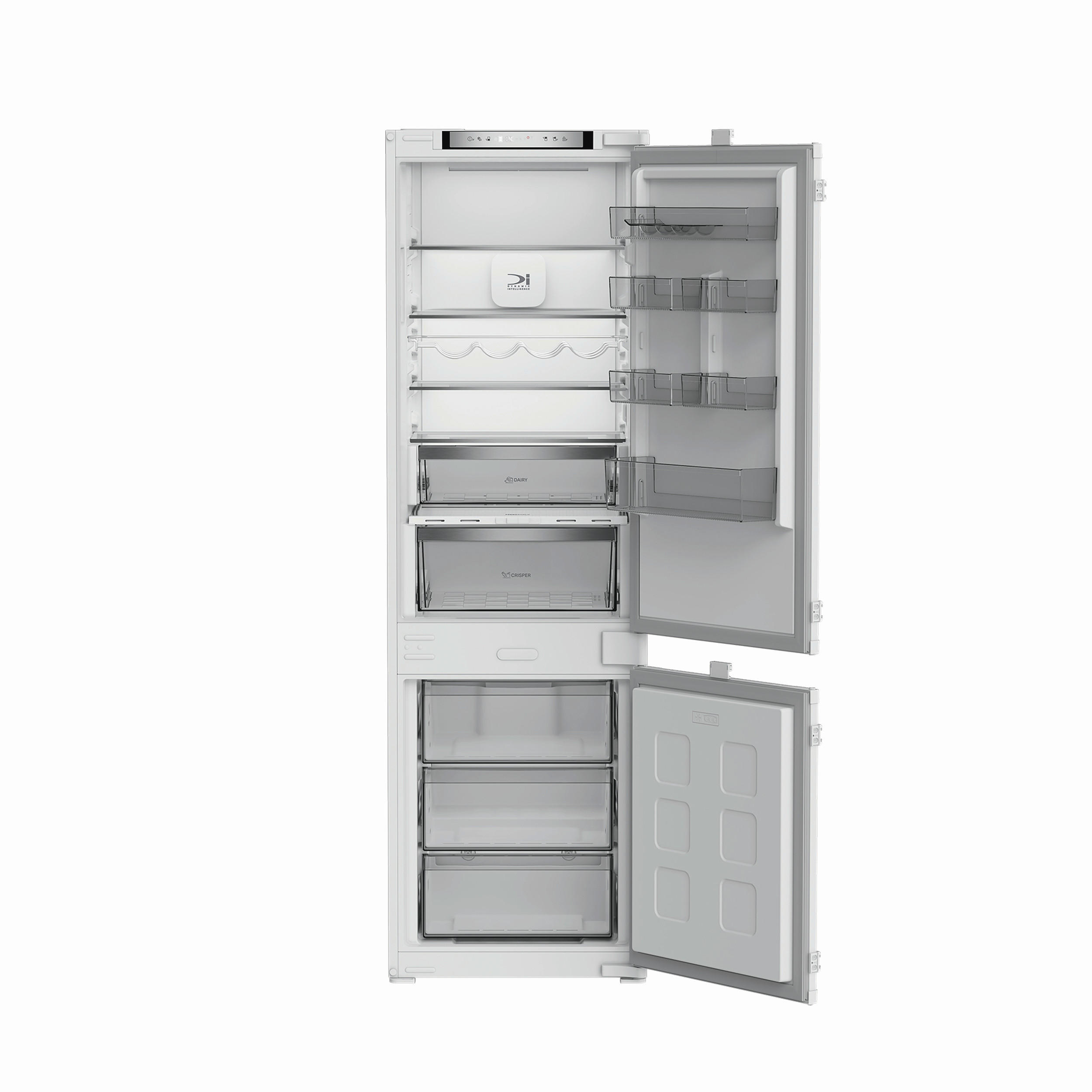 KÜHL-GEFRIER-KOMBINATION BHK2 5292 B4E  - Weiß, Basics, Kunststoff/Metall (54,0/177,5/55cm) - Bauknecht