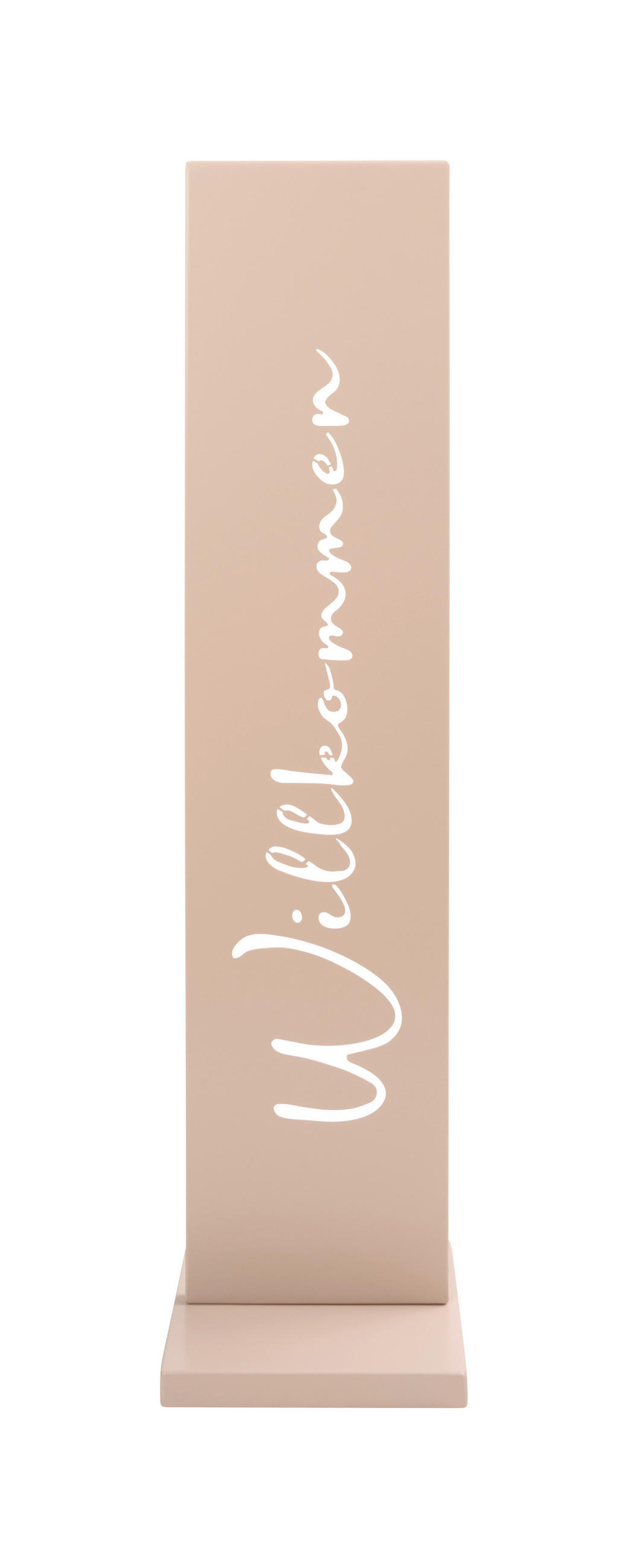 DEKOSTÄNDER - Beige, Basics, Metall (18/77cm) - Ambia Home