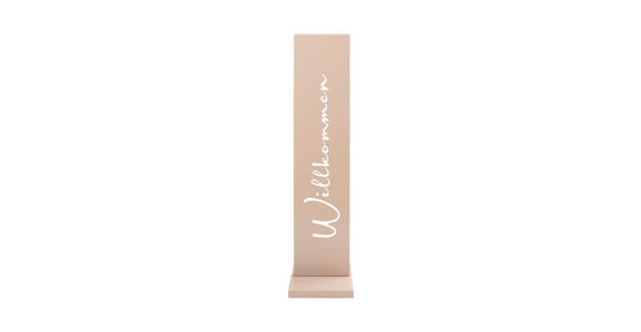 DEKOSTÄNDER - Beige, Basics, Metall (18/77cm) - Ambia Home