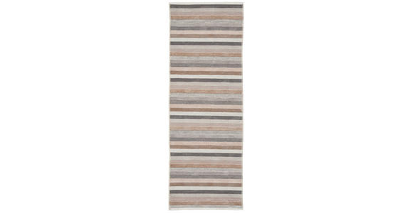 LÄUFER 80/250 cm Olivia Grau, Beige - Beige/Grau, LIFESTYLE, Textil (80/250cm) - Novel