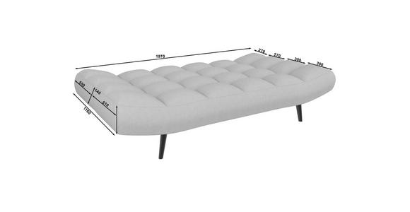SCHLAFSOFA  in Mikrofaser Beige  - Beige/Schwarz, KONVENTIONELL, Holz/Textil (197/85/92cm) - Carryhome