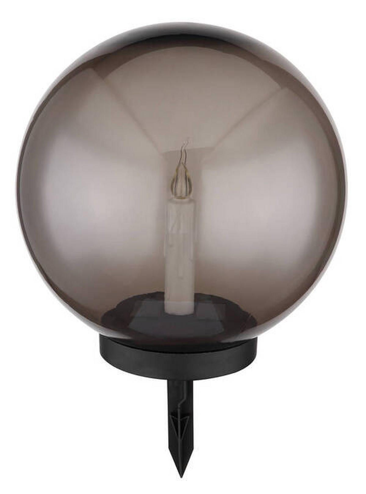 SOLARLEUCHTE - Schwarz/Grau, Basics, Kunststoff (25/38,5cm) - Globo