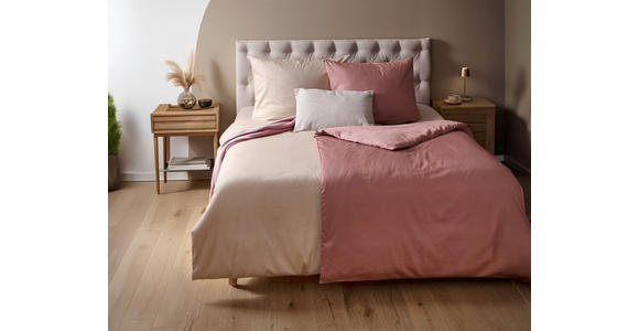 BETTWÄSCHE TANJA Satin 140/200 cm - Beige, Basics, Textil (140/200cm) - Novel