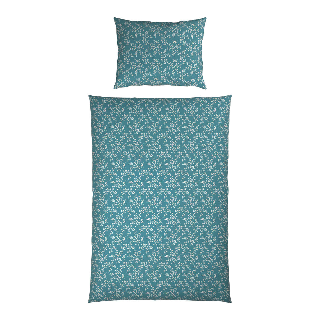 BETTWÄSCHE Mavie Satin 140/200 cm  - Blau, KONVENTIONELL, Textil (140/200cm) - Esposa