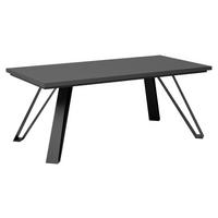 ESSTISCH in Metall, Holzwerkstoff 200/100/75 cm  - Schwarz, Design, Holzwerkstoff/Metall (200/100/75cm) - Joop!