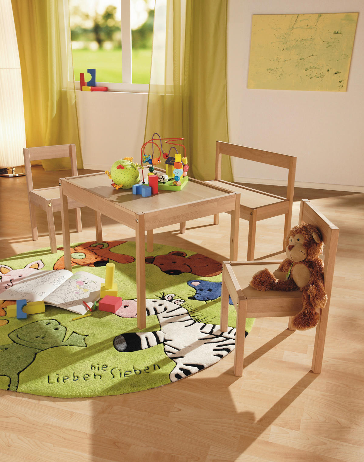 KINDERSITZGRUPPE Max Kernbuche  - Kernbuche, Basics, Holz - My Baby Lou