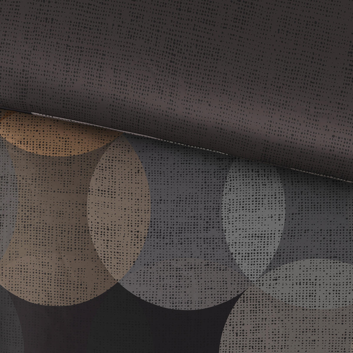 WENDEBETTWÄSCHE NEUVAC Satin 140/200 cm  - Anthrazit, Basics, Textil (140/200cm) - Novel