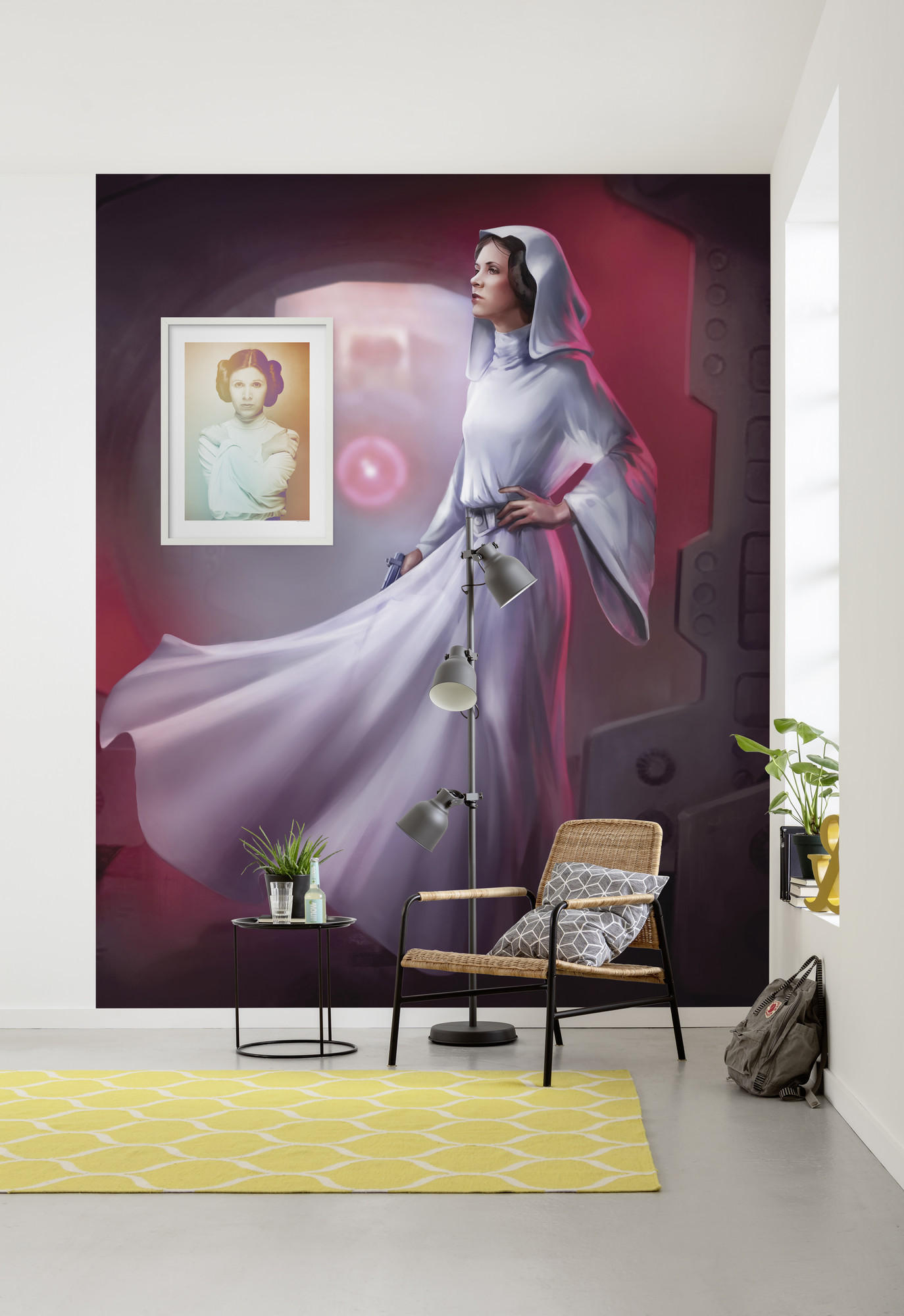 FOTOTAPETE  - Rot/Weiß, Trend, Textil (200/250cm) - Xora