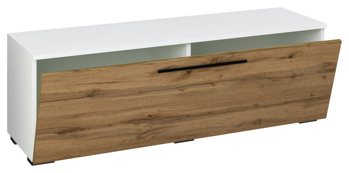 LOWBOARD  in 115/39/40 cm  - Honigeiche/Weiss, Modern, Holzwerkstoff/Kunststoff (115/39/40cm) - MID.YOU