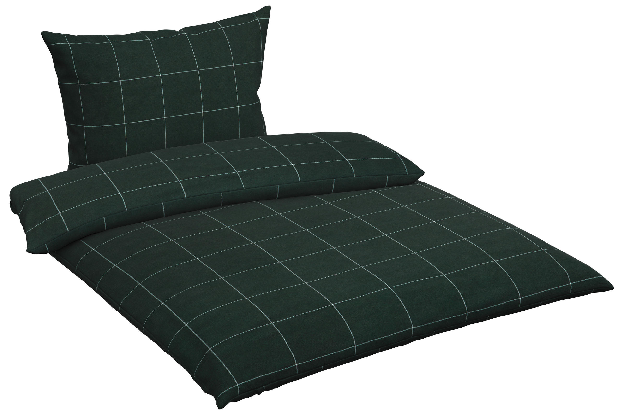 POVLEČENÍ, flanel, zelená, 140/200 cm - zelená, Basics, textil (140/200cm) - Esprit