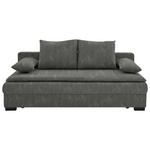 SCHLAFSOFA  in Webstoff Grau  - Schwarz/Grau, KONVENTIONELL, Kunststoff/Textil (207/94/90cm) - Venda