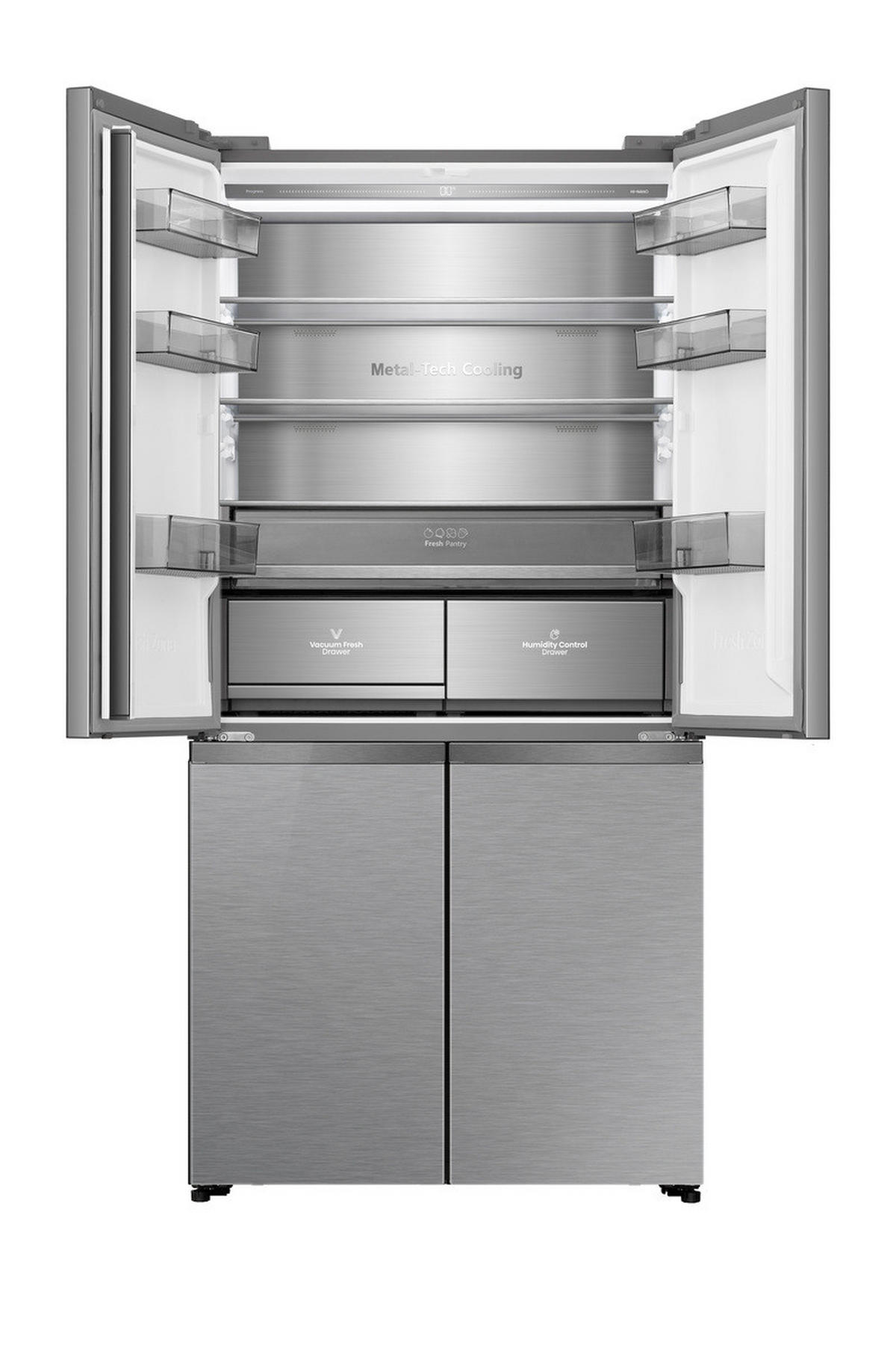 FRENCH-DOOR RQ5P605NSVE  - Edelstahlfarben, Trend (91,1/190/60cm) - Hisense