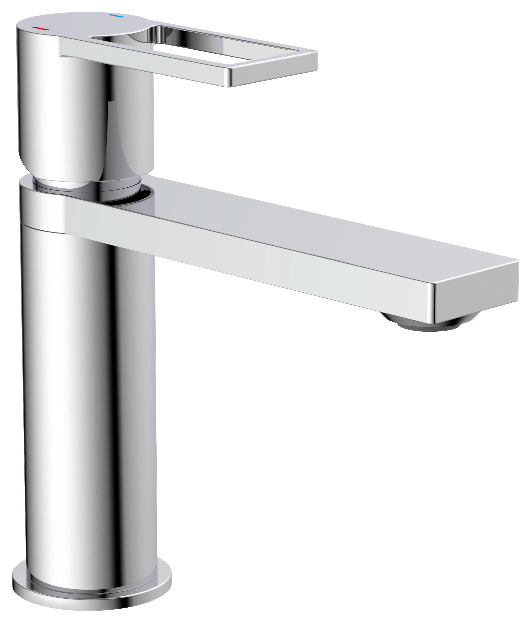 WASCHTISCHARMATUR 5/18/18 cm  - Chromfarben, Basics, Metall (5/18/18cm) - Schütte